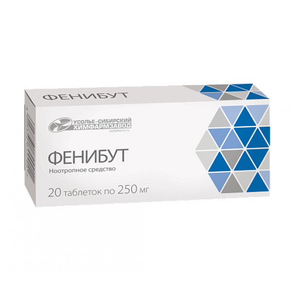 Phenibut tablets 250 mg No. 20
