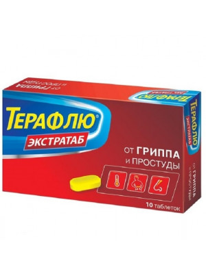TheraFlu Extra Tab for flu and colds, 10 tablets