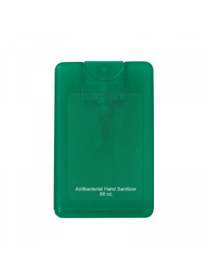 Credit Card Style Antibacterial Hand Sanitizer Spray 0.67 Oz. 