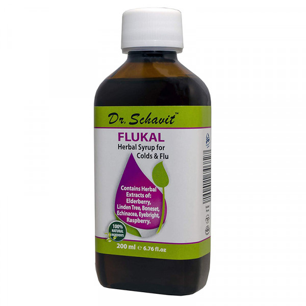Доктор Шавит FLUCAL травяной сироп от простуды и гриппа, 200  мл